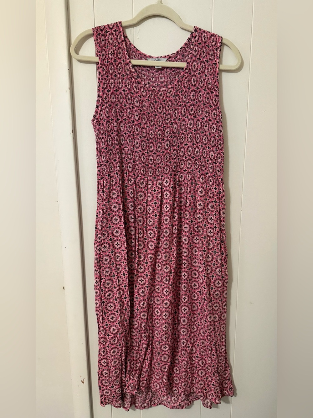 croft & barrow Pink Floral Sleeveless Dress